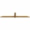 Ekena Millwork Eugene Rough Sawn Timber Gable Bracket, Western Red Cedar, 96"W x 20"H x 2"D x 4"F, 5/12 Pitch GBW096X20X0204EUG00RWR - alternate 3